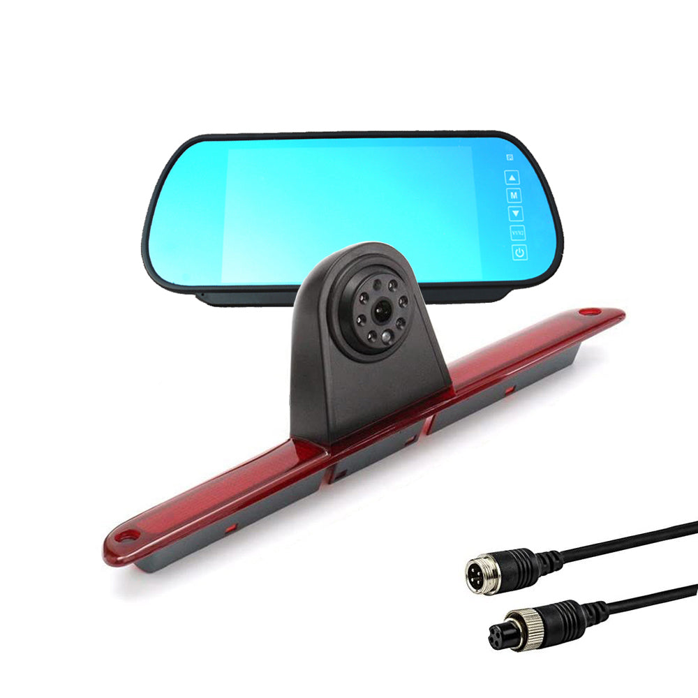 Brake Light Backup Camera Compatible with Dodge Benz Sprinter W906 /V W Crafter Vans with 7 Inch Monitor